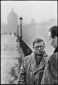 Sartre, the Father of Existentialism, as photographed by Cartier Bresson.